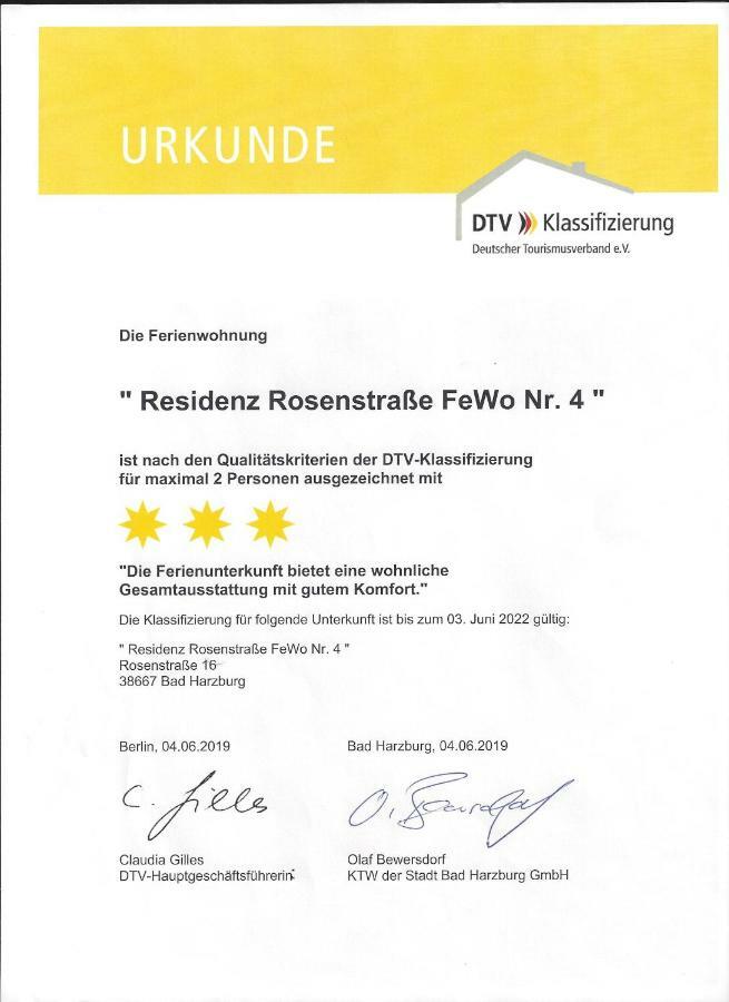 Residenz Rosenstrasse Διαμέρισμα Bad Harzburg Εξωτερικό φωτογραφία